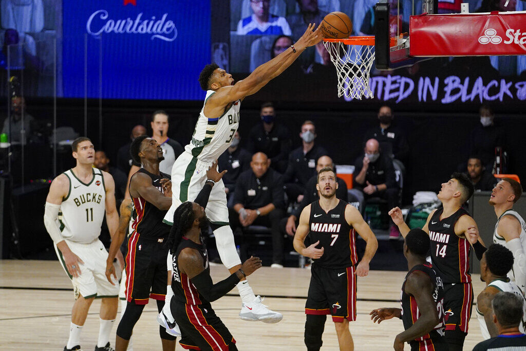 APTOPIX Bucks Heat Basketball